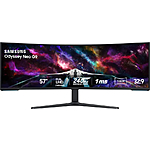 YMMV Open Box Excellent Samsung 57&quot; Odyssey Neo G9 Dual 4K UHD Quantum Mini LED 240Hz 1ms HDR 1000 Curved Gaming Monitor Black LS57CG952NNXZA - Open Box - Best Buy - $620.99