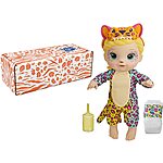 Baby Alive Rainbow Wildcats Doll, Leopard, Accessories, Drinks, Wets, Leopard Toy Blonde Hair (Amazon Exclusive) $10.99