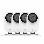 YI 4pc Home Camera, 1080p Wi-Fi IP Security Surveillance Smart System with 24/7 Emergency Response, Night Vision $90/ fs