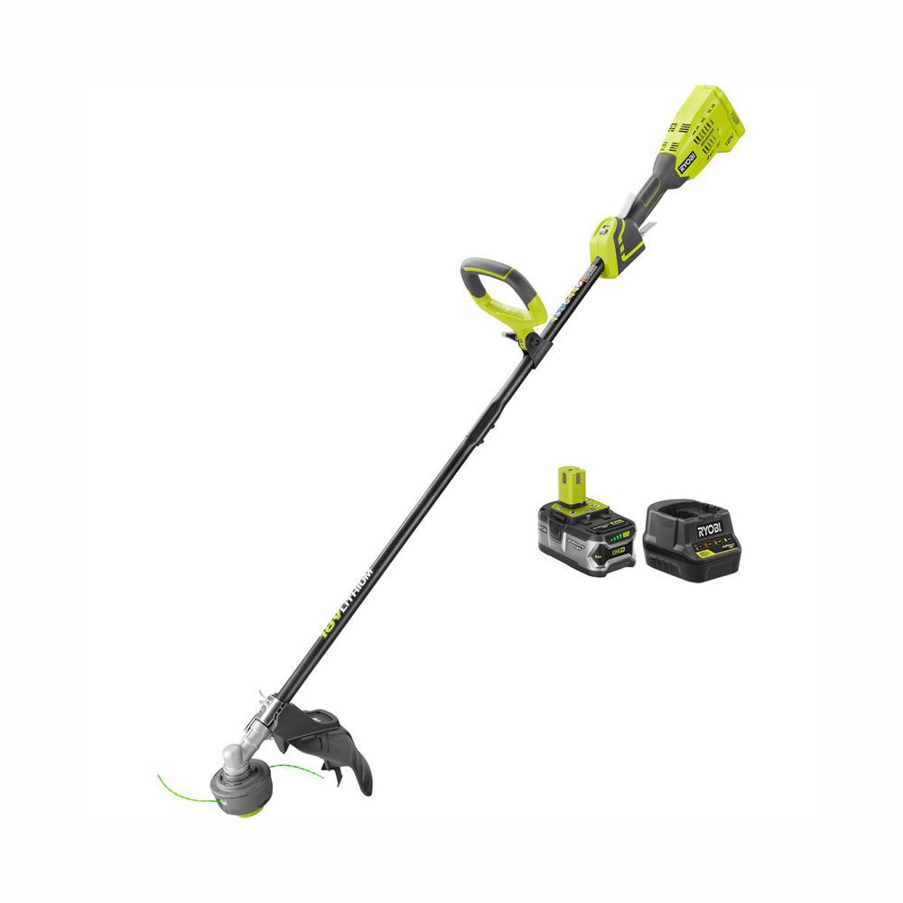 Ryobi Reconditioned Cordless Trimmer Edger 18Volt Electric Weed Eater LithiumIon