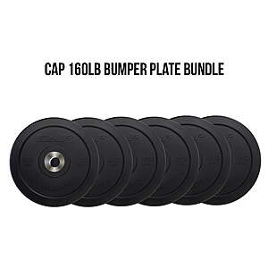 CAP 160lb Competition Bumper Weight Plate Set $209.97