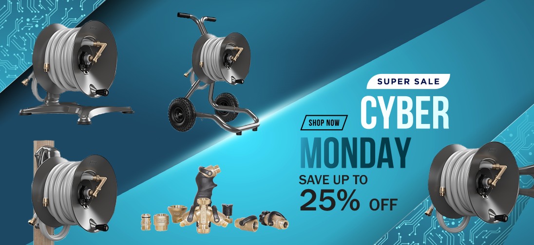 Cyber Monday - Eley Hose Reels and Accessories 25% Off $168.39