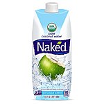 12-Pack 16.9oz. Naked Juice 100%  Pure Coconut Water $16.50 + Free S/H