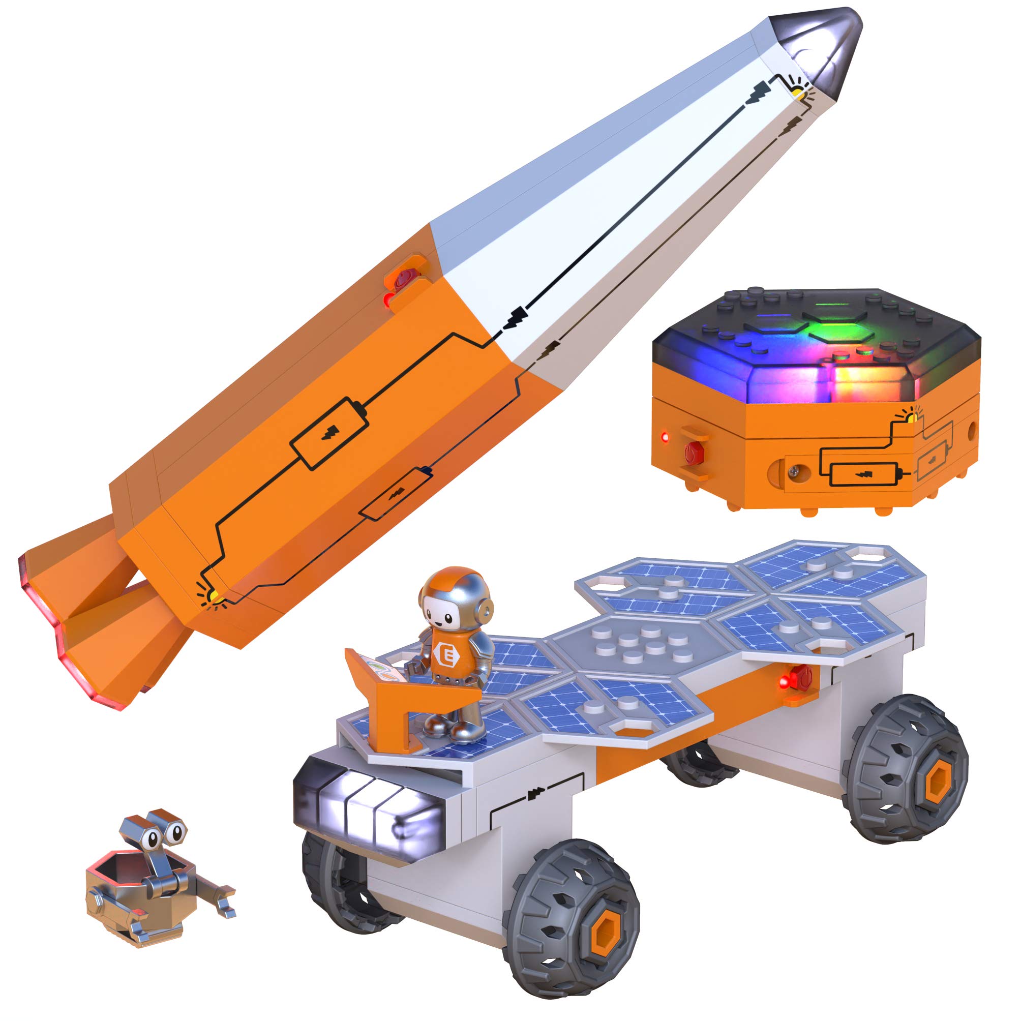 Educational Insights Circuit Explorer Rocket Ship Space Toy, Building Set, STEM Toys, Easter Basket Stuffers, Ages 6+ $12.22