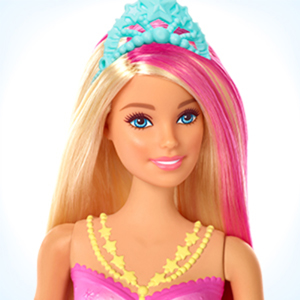 Amazon.com: Barbie Dreamtopia Sparkle Lights Mermaid Doll - $8.93