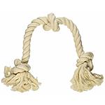Mammoth Flossy Chews 100-Percent Cotton White 3-Knot Rope Tug 25&quot; $2.48
