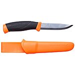 Morakniv Companion 4.1" Fixed Blade Outdoor Knife (Orange) $12