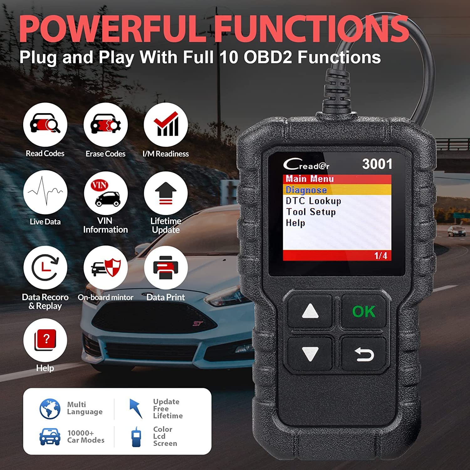 LAUNCH - OBD2 Scanner Creader 3001 $16