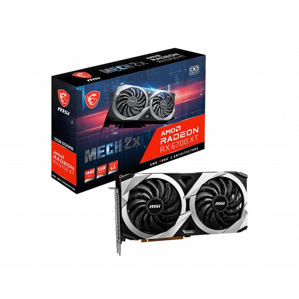MSI AMD Radeon RX 6700 XT MECH 2X 12G OC Graphics Card $484
