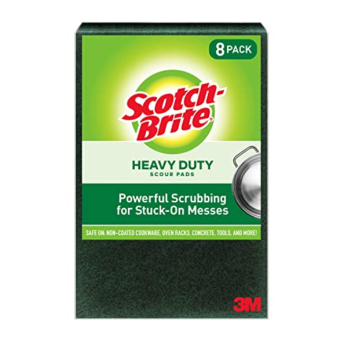 8-Pack Scotch-Brite Heavy Duty Scour Pads, Large $4.98