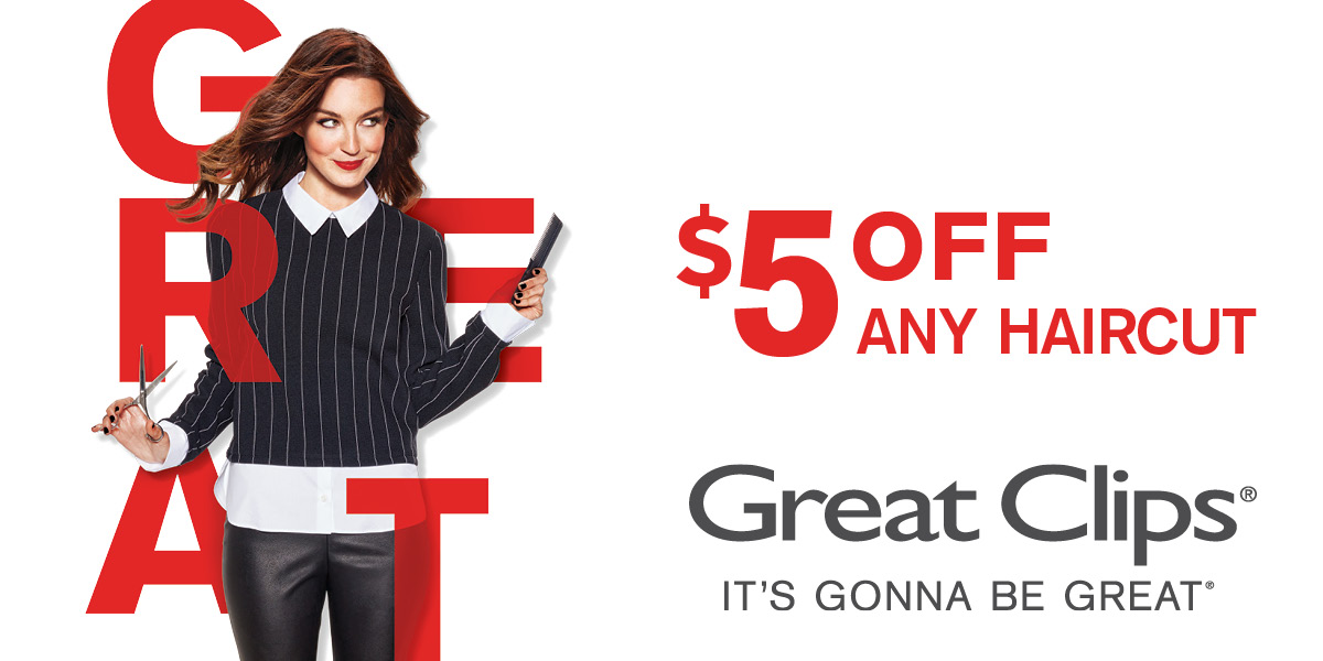 Great Clips $5 off any haircut - FL, GA, SC, NC select locations ...