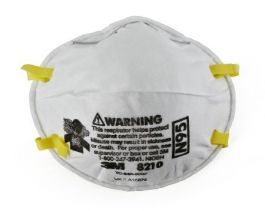 Particulate Respirator Mask 3m 8210 N95 Cup Elastic Strap One Size Fits Most White 20 Per Box Fs On 49 Order 18 95