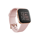Fitbit Versa 2 Health &amp; Fitness Smartwatch - Petal/Copper Rose - Walmart.com - $104.99
