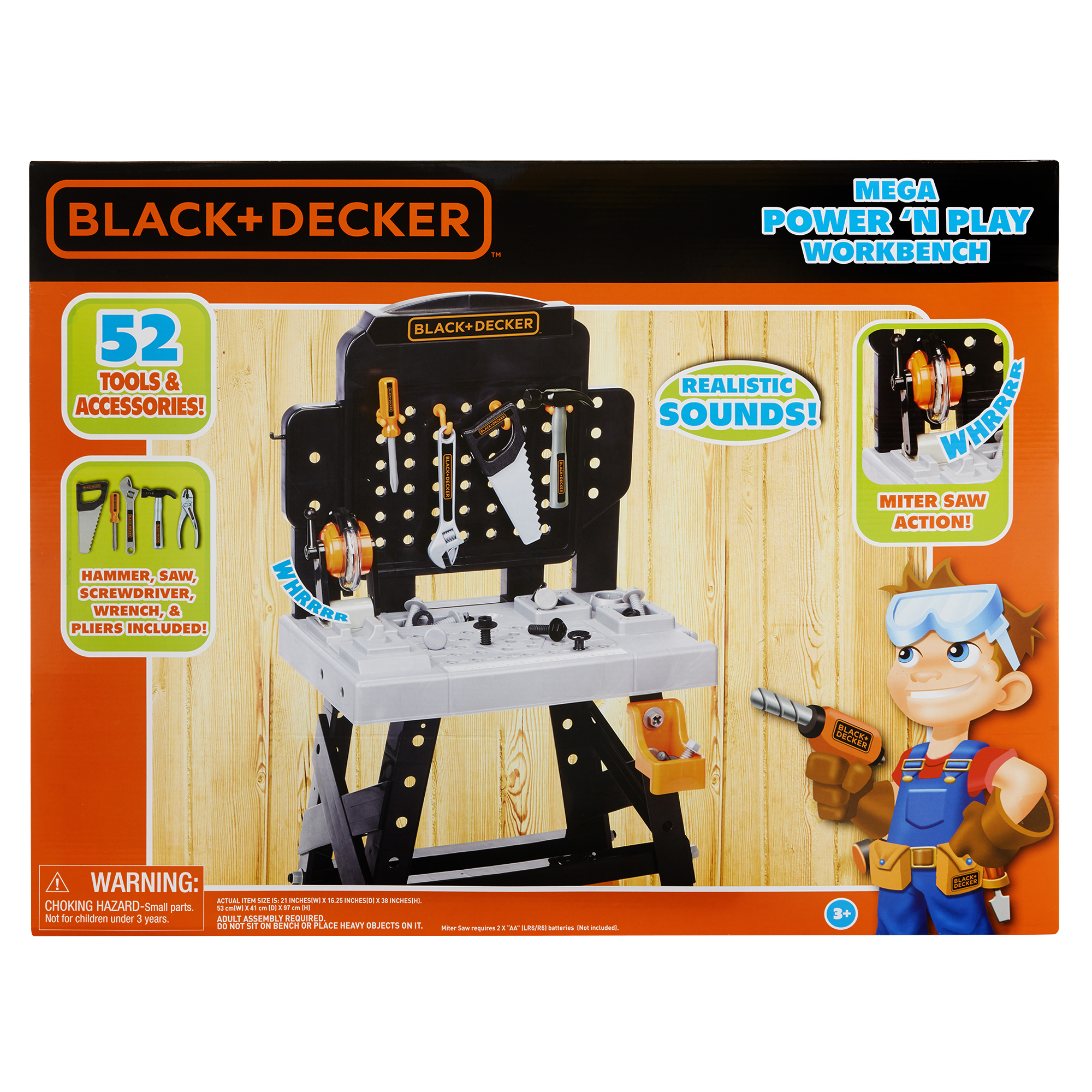 Black & Decker Power N' Play Workbench - Play Toy Workshop for Kids for $13 at Walmart - YMMV