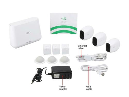 Arlo Pro 2 Wireless Security Camera System - 3 Rechargeable Battery Powered $299