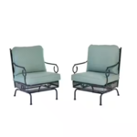 Hampton Bay Amelia Springs Rocking Outdoor Lounge Chair with Spa Cushions (2-Pack) $190 at Home Depot YMMV