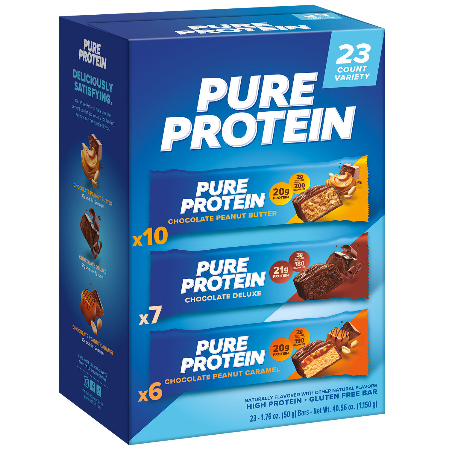 Sam's Club Members 23Count Pure Protein Bars Variety Pack