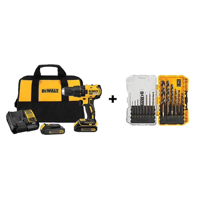 DEWALT 20-Volt Max 1/2-in Brushless Cordless Drill (Charger and 2-Batteries Included) Lowes.com - $99