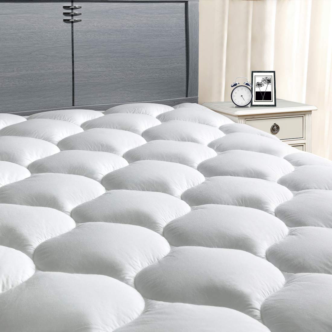 Mattress Pad Cover 8 21 Deep Pocket Pillow Top Quilted Mattress