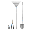4-Piece HART Garden Tool Starter Kit: Shovel, Rake, Hedge Shears, &amp;amp; Bypass Hand Pruner $48.30 + Free Shipping