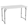 4' Lifetime Height Adjustable Indoor/Outdoor Folding Table $33.97 + Free S&amp;amp;H w/ Walmart+ or on $35+