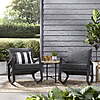 3-Piece Mainstays Westmont Outdoor Rocker Set (Black or White) $137 + Free Shipping