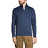 Lands' End Men's &amp;amp; Women's Sweater Fleece: Quarter Zip Pullover $11.99, Jacket $15.99 &amp;amp; More + Free Shipping