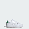 adidas Kids' Advantage Base 2.0 Shoes (12-13 &amp;amp; 1-3, Cloud White/Green) $16.80 + Free Shipping