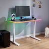 X Rocker Oka Gaming Desk w/ RGB Lighting (43.31&amp;quot; x 21.65&amp;quot; x 29.53&amp;quot;, White/Light Wood) $50 + Free Shipping
