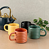 4-Piece 17-Oz Mainstays Ribbed Matte Finish Stoneware Coffee Mugs Set $7 + Free S&amp;amp;H w/ Walmart+ or on $35+