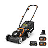 Worx 40V 14&amp;quot; Power Share Cordless Lawn Mower w/ Bag, Mulcher, 2 x 4.0 Ah Batteries &amp;amp; Charger (WG779) $129 &amp;amp; More + Free Shipping
