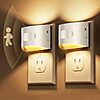 LOHAS Dimmable LED Night Lights with Motion & Dusk-to-Dawn Sensors