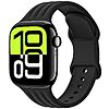 AMSKY 3D Wave Silicone Apple Watch Sport Band (38-49mm, Various Colors) $4.99 + Free Shipping w/ Prime or on $35+