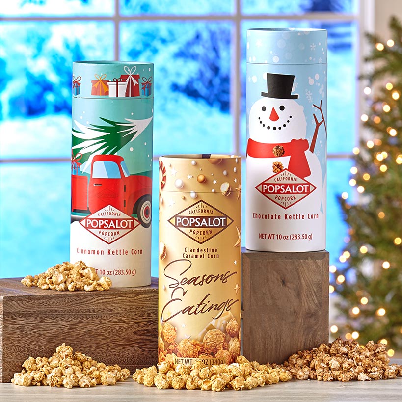 Popsalot Kettle Corn Gift Tubes 12 ounce $5 Shipped Lakeside Collection