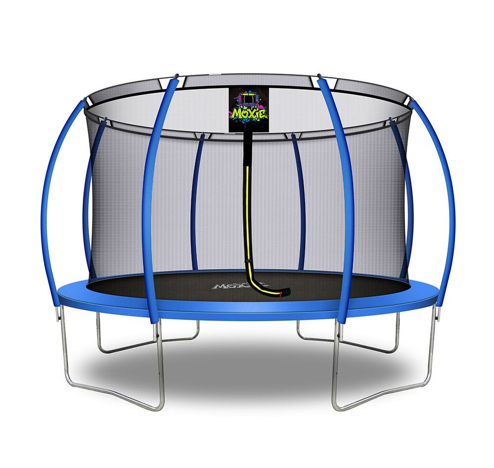 Moxie by Upper Bounce 12 ft Pumpkin-Shaped Trampoline Set w Safety Enclosure (New; Open Box) $290.99 Woot