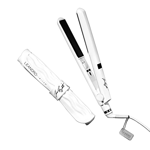 1" Leandro Limited Babylisspro X Conair Carbon Infused Digital Styling Flat Iron with Silicone Heat-Resistant Mat (White) $16.80 + Free Shipping w/ Prime or on $25+