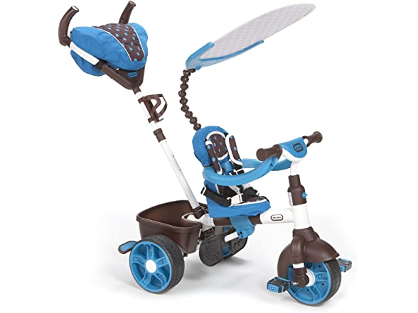 Little Tikes 4-in-1 Sports Edition Ride-On Trike (Blue/White) $60 + Free S&H w/ Prime