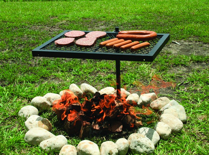 16" x 24" Texsport Heavy-Duty Adjustable Barbecue Swivel Campfire Grill $30.54 + Free Shipping