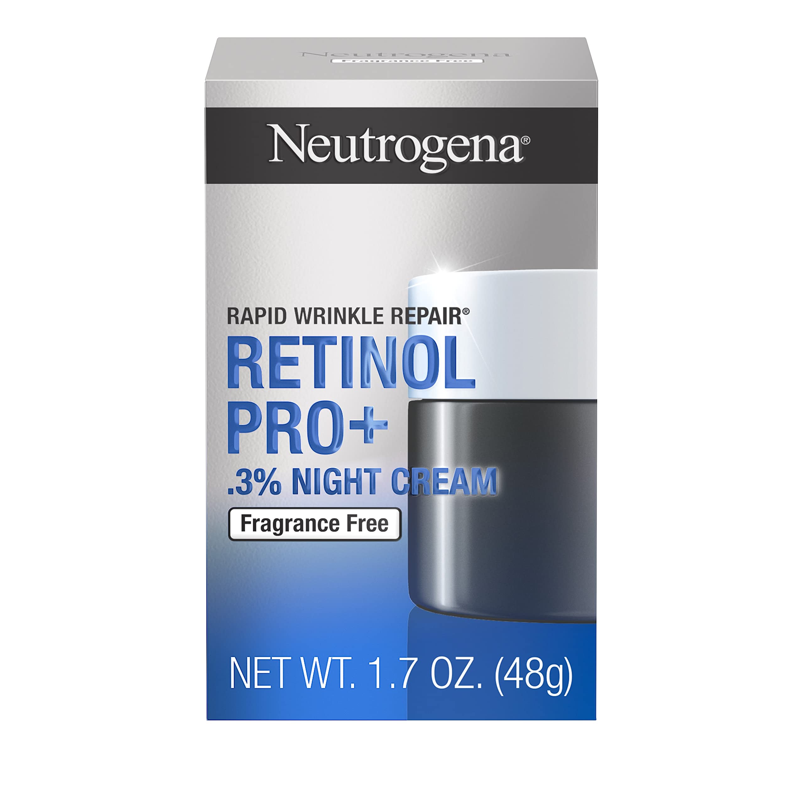 1.7-Oz Neutrogena Rapid Wrinkle Repair Retinol Pro+ 0.3% Retinol Night Cream $15.89 w/ Subscribe & Save + Free Shipping w/ Prime or $25+