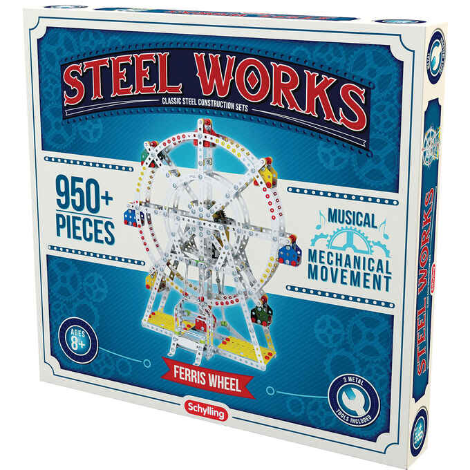 950-Piece Schylling Steel Works Musical Ferris Wheel Building Set Classic Toy $22.39 + Free Shipping