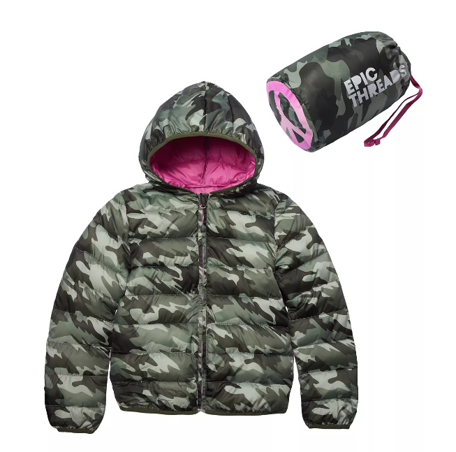 Epic Threads Toddler, Little Kids' & Big Kids' Packable Puffer Jackets w/ Bag (2-16, Various Colors) from $9.16 + Free Store Pickup at Macy's or FS on $25+