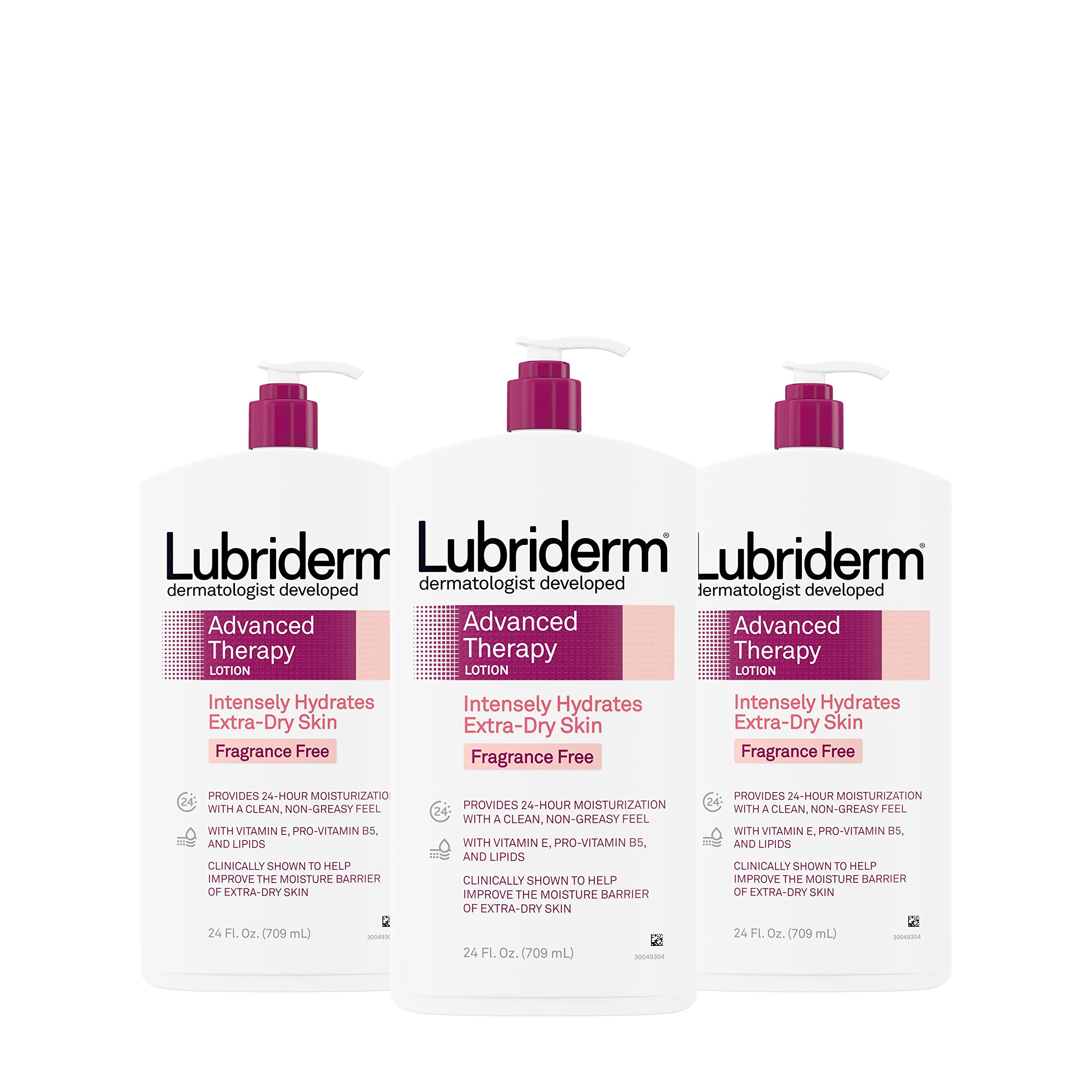 3-Count 24-Oz Lubriderm Advanced Therapy Fragrance-Free Moisturizing Lotion $14.07 ($4.69 each) w/ S&S + Free Shipping w/ Prime or on $25+