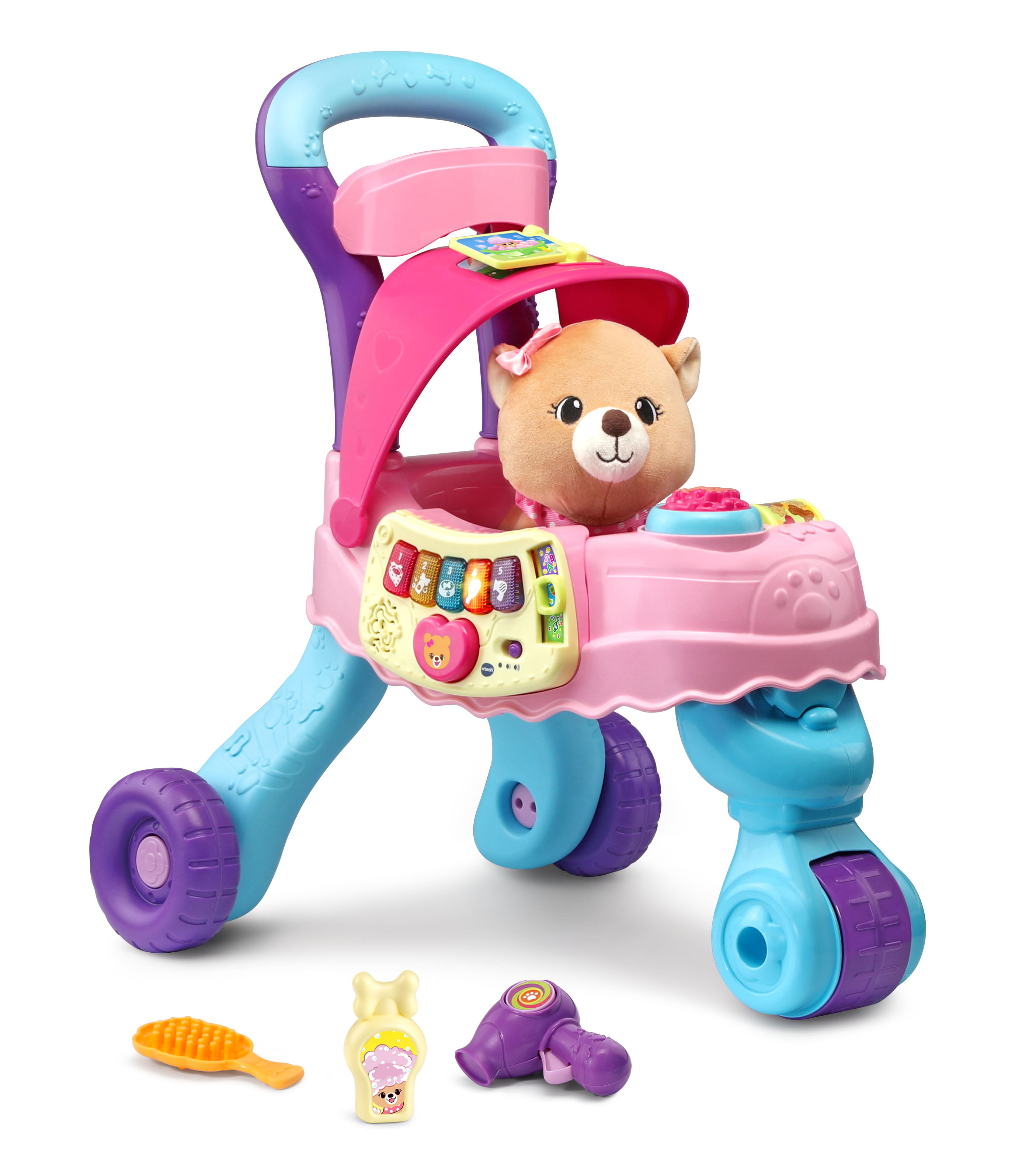 VTech Cutie Paws Puppy Stroller Toy w/ Plush Puppy & Accessories $20 + Free S&H w/ Walmart+ or $35+