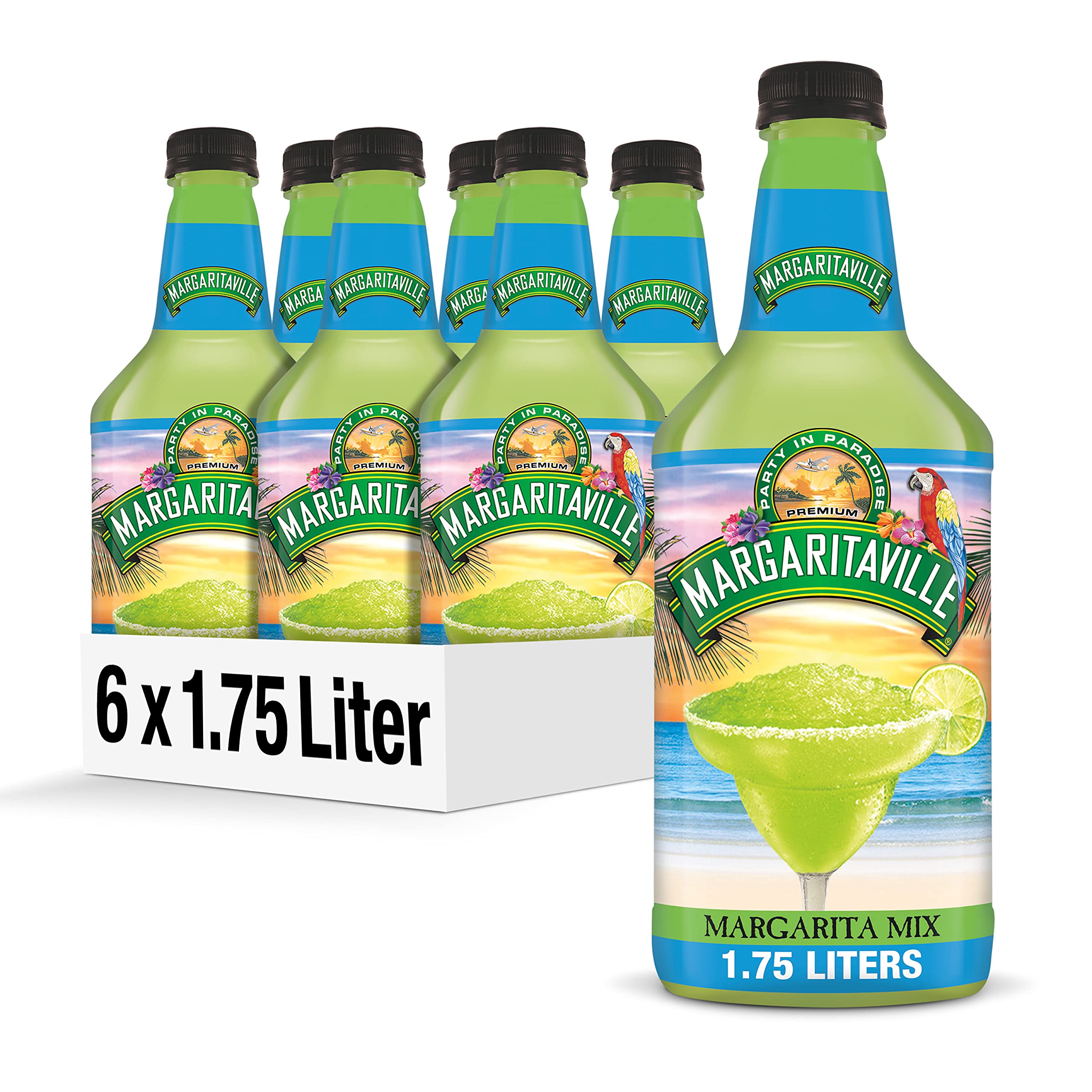 6 count 1 75 l margaritaville margarita mix 29 98 5 each free s h