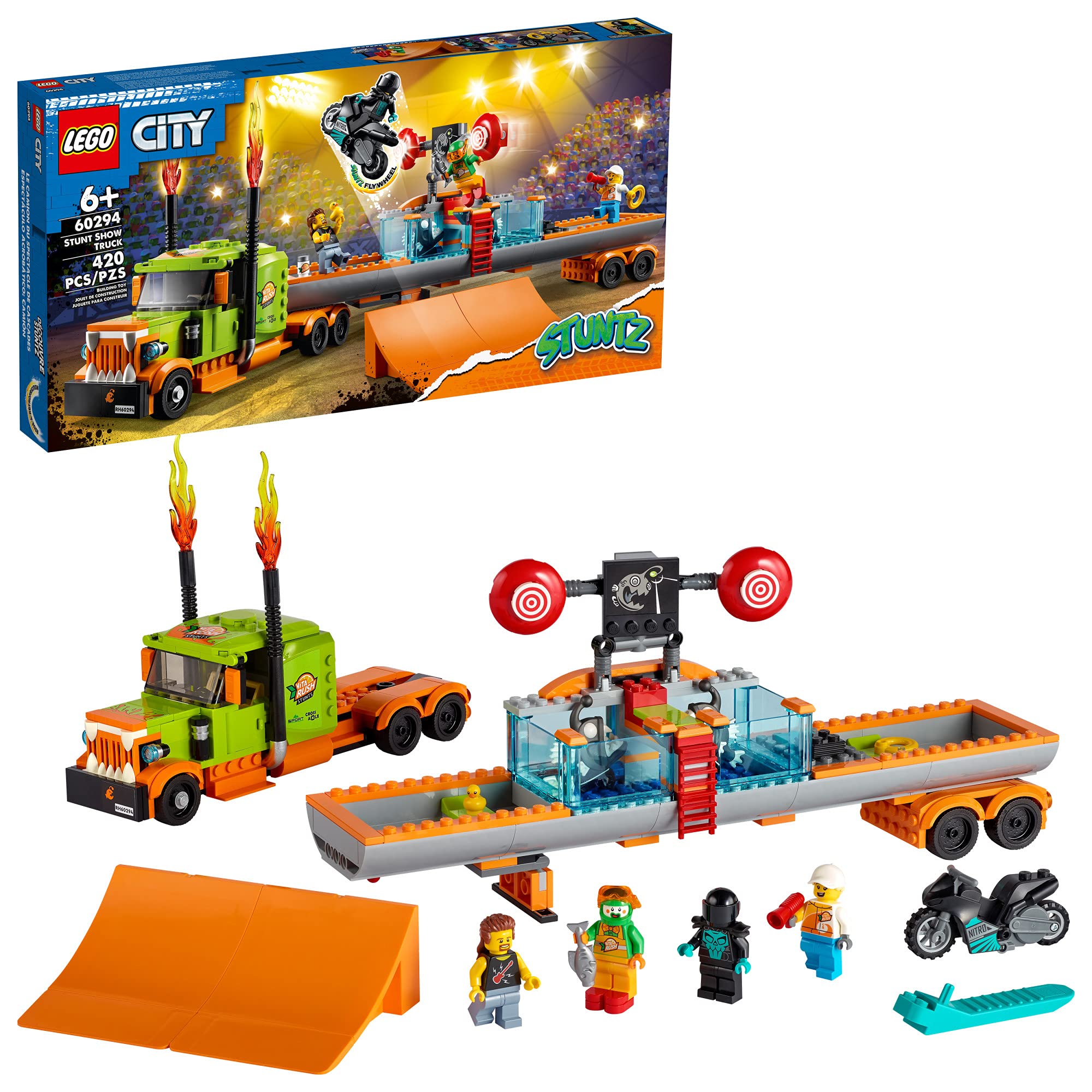 Prime Members: 420-Piece LEGO City Stunt Show Truck (60294) $36.99 + Free Shipping