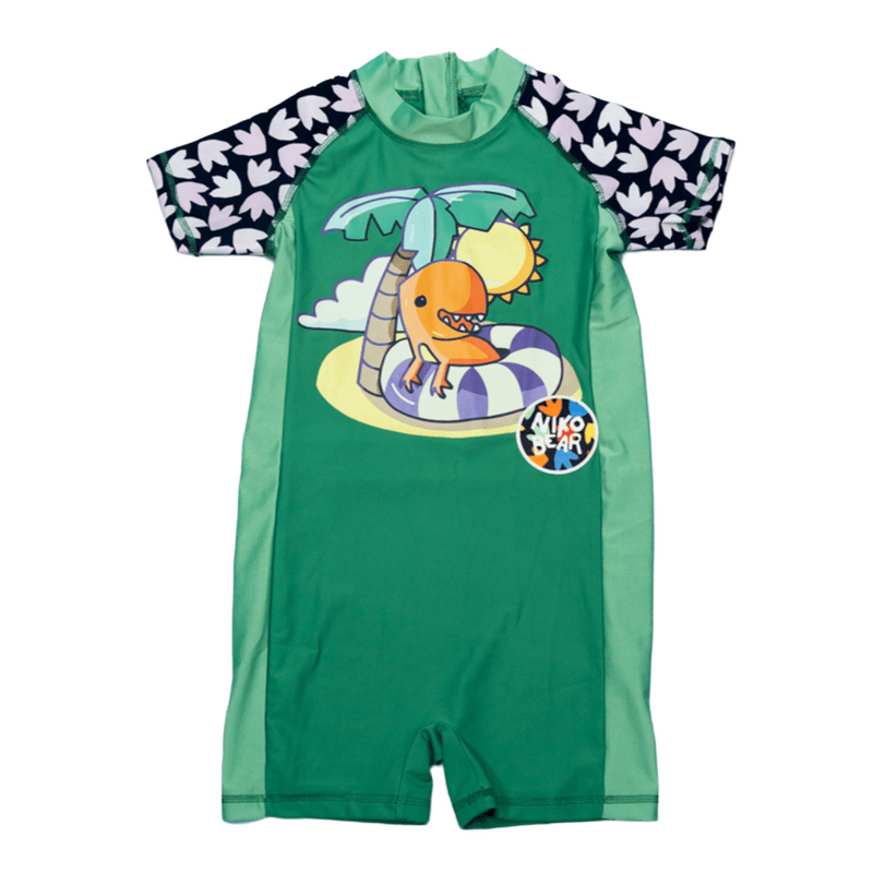 A for Adley Niko Bear Toddler & Little Kids' Dino Swim Merch: Snorkie Snorkel Mask $5, Hooded Towel $4, Color Changing Swim Jumper $5, Floaties $7 + Free Shipping on $50+