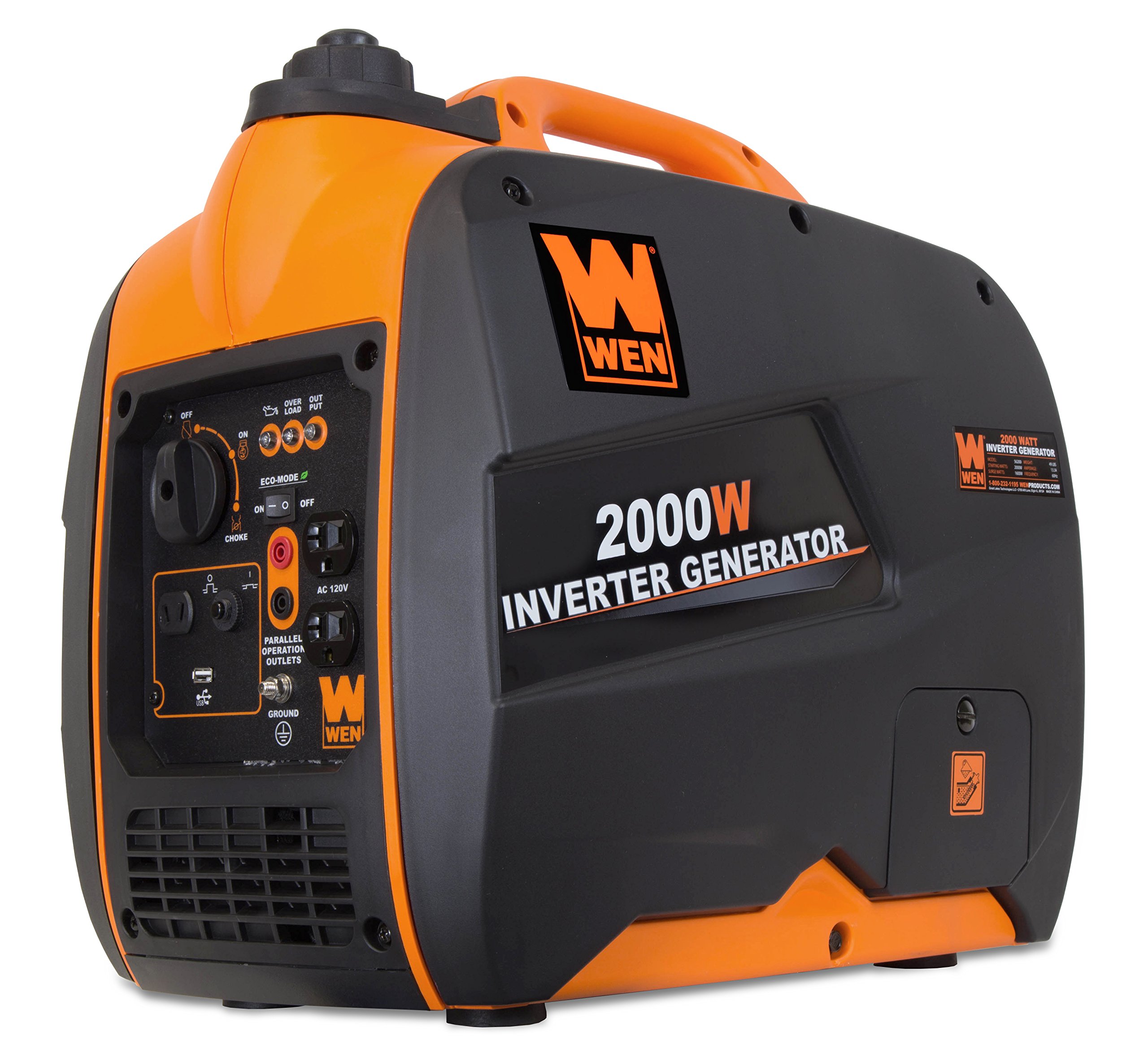 2000-Watt WEN 56200i Gas Powered Portable Inverter Generator $340 + Free Shipping