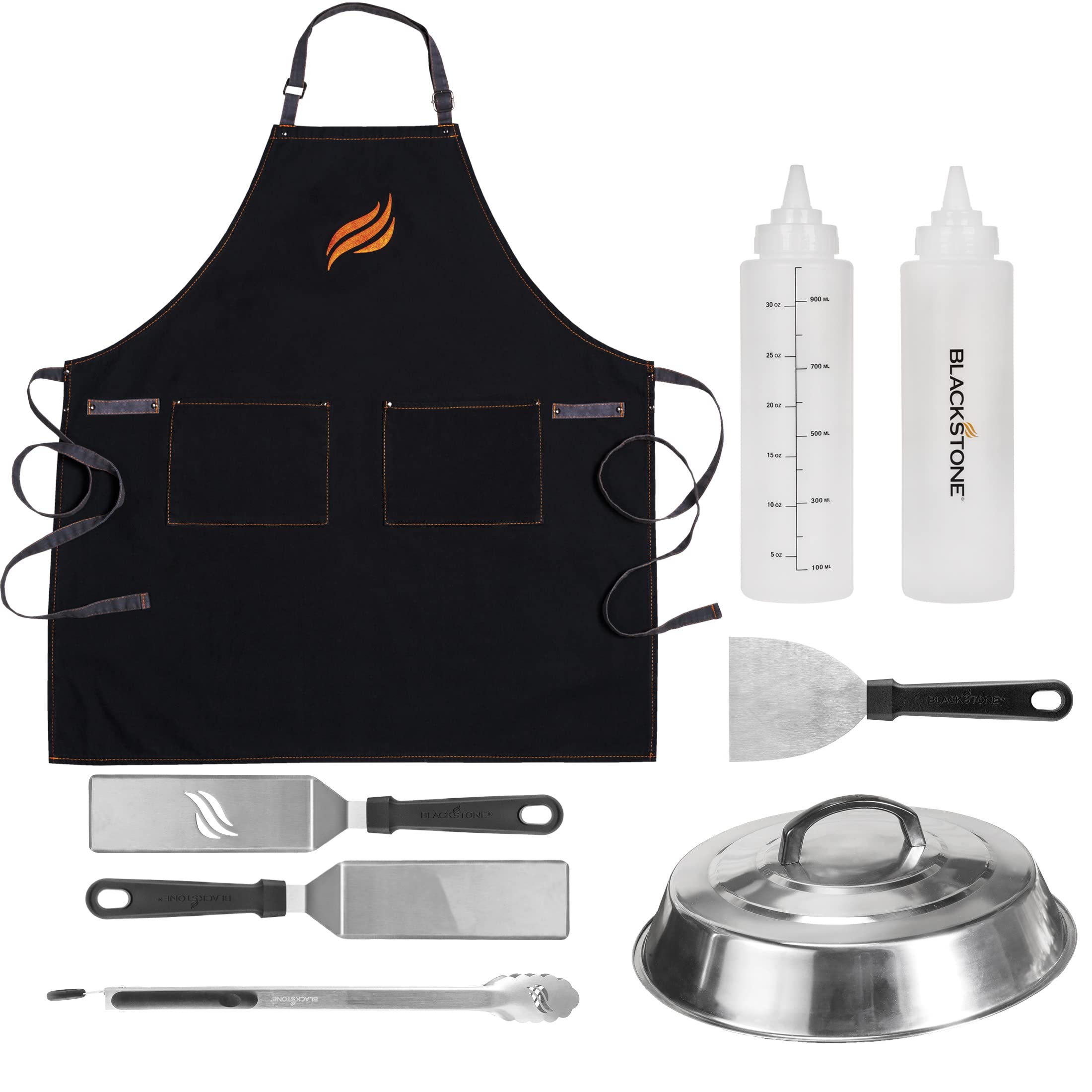 8Piece Blackstone Griddle Accessories Set w/ Stainless Steel Tools & Apron 34.99 + Free Shipping