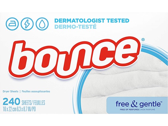 2-Count of 240-Sheet Bounce Free & Gentle Dryer Sheets $8.98 ($4.49 each) + Free Shipping w/ Prime