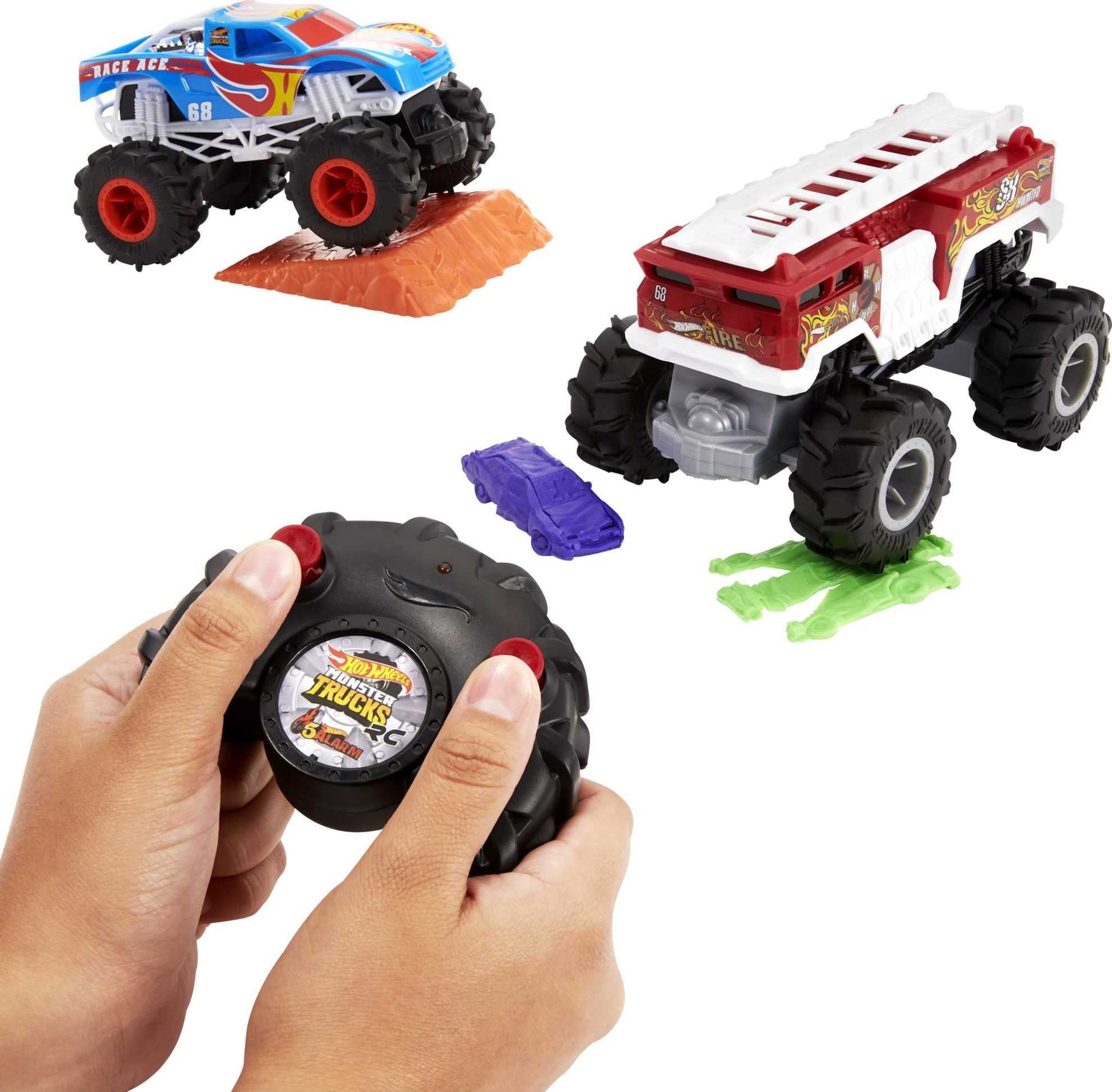 2-Pack Hot Wheels Radio Controlled 1:24 Scale Monster Trucks $13.56 + Free Shipping w/ Prime or on $35+